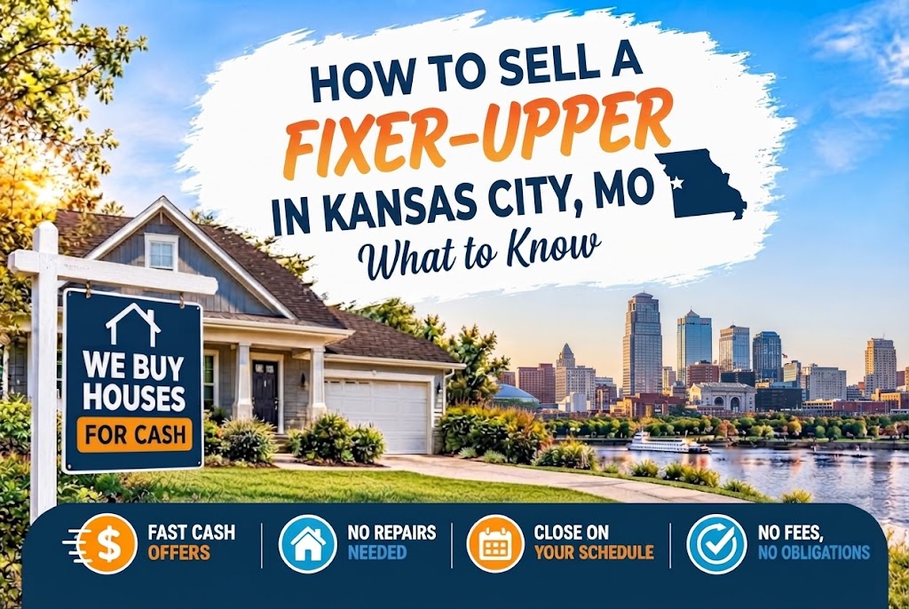 Generate image for this Blog Post Title How to Sell a Fixer Upper in Kansas City MO