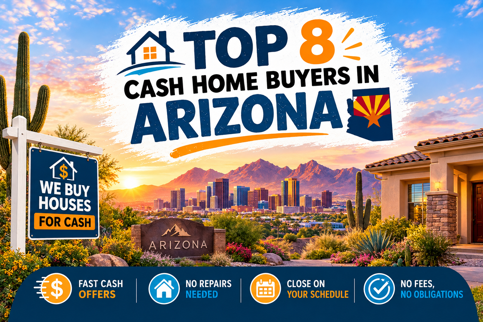 Top 8 Cash Home Buyers in Arizona