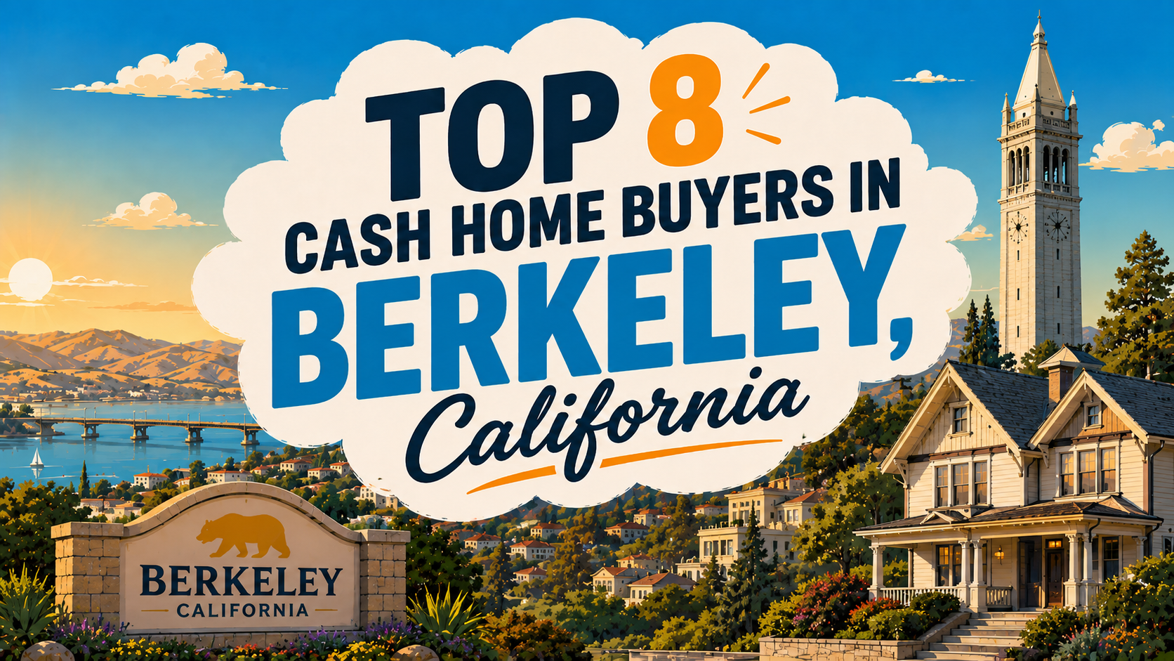 Top 8 Cash Home Buyers in Berkeley, California