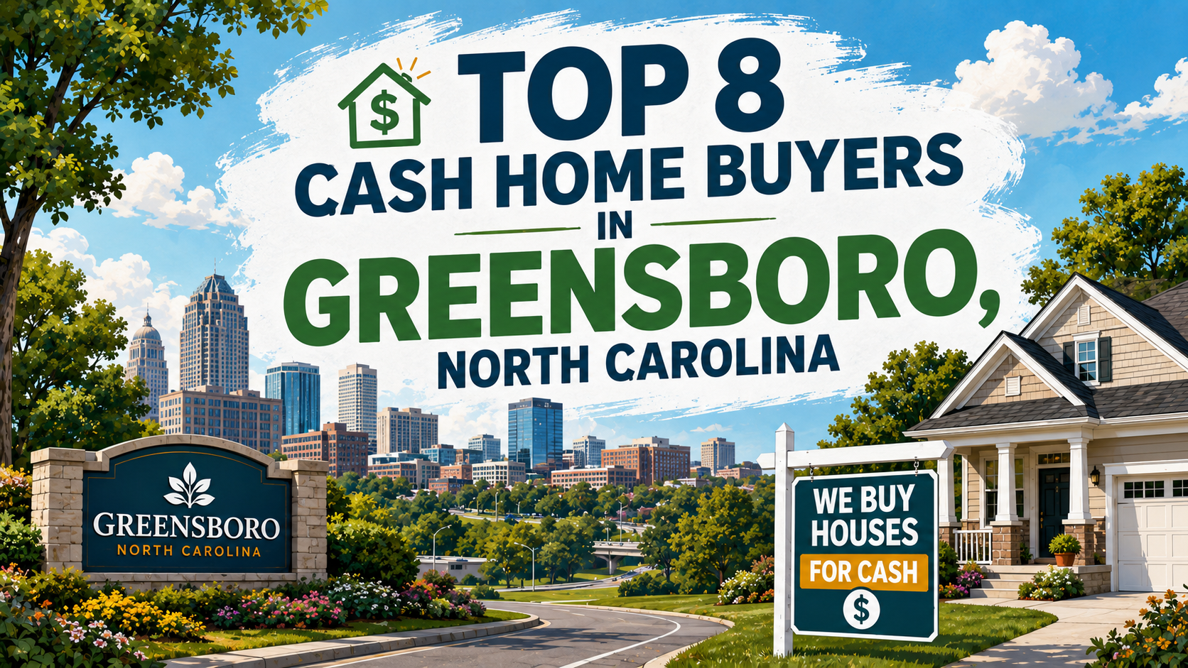 Top 8 Cash Home Buyers in Greensboro, North Carolina