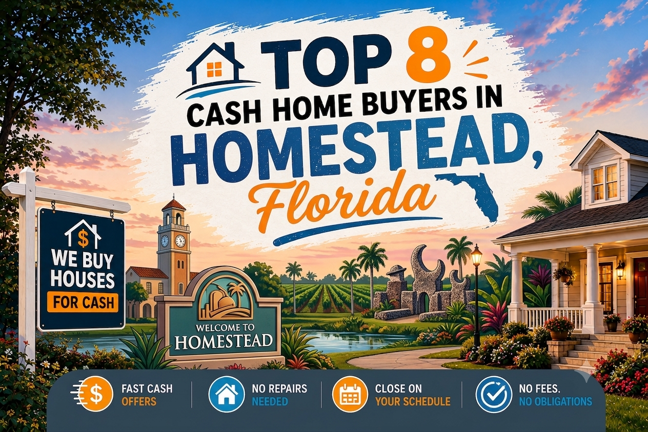 Top 8 Cash Home Buyers in Homestead Florida