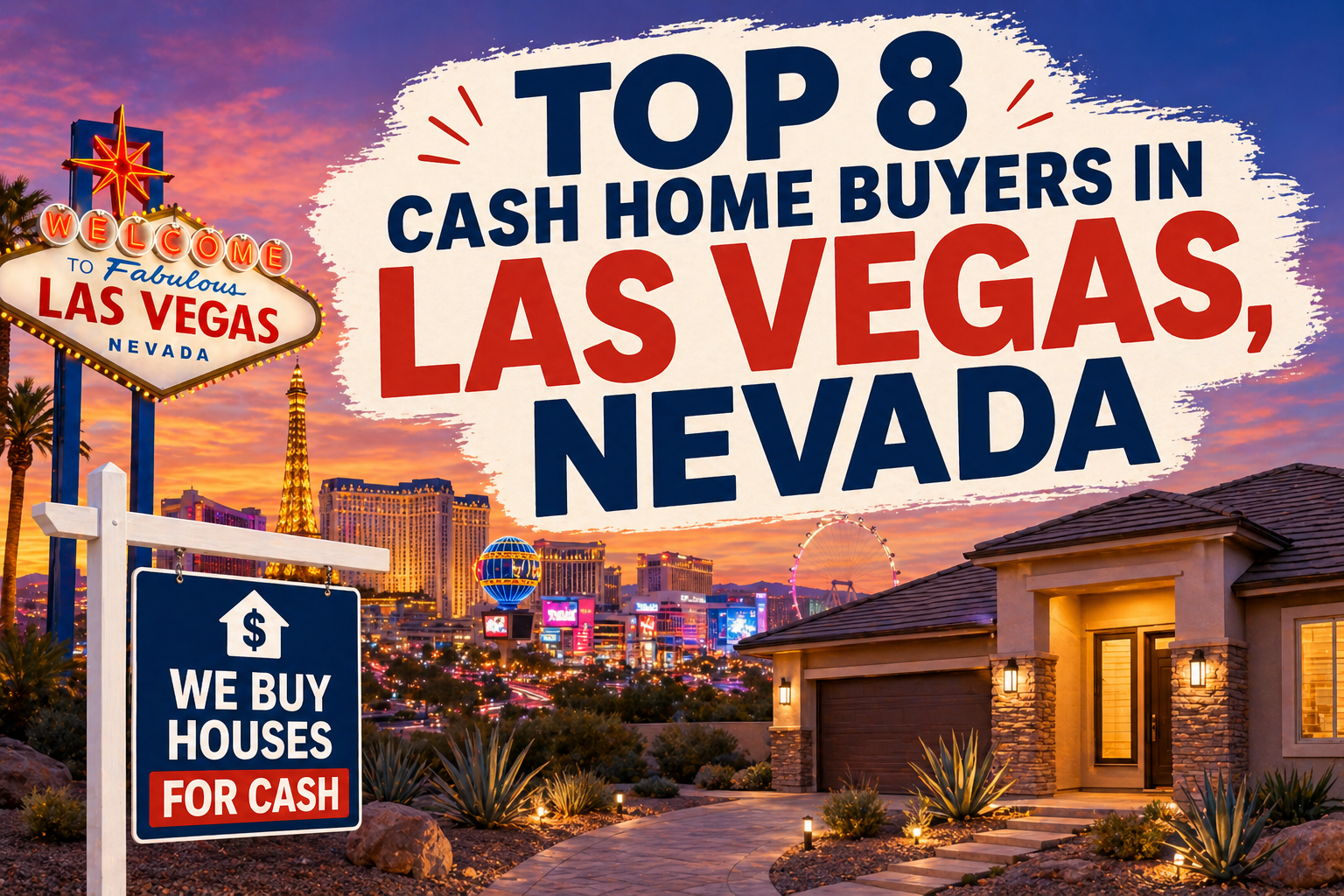 Top 8 Cash Home Buyers in Las Vegas, Nevada