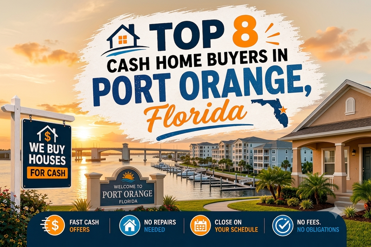Top 8 Cash Home Buyers in Port Orange Florida