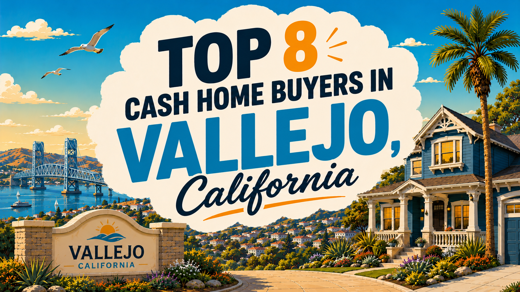 Top 8 Cash Home Buyers in Vallejo, California